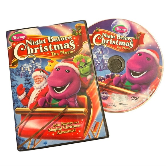 Barney | Media | Barney Night Before Christmas The Movie Dvd 208 Bonus ...